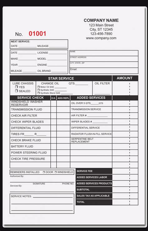 Service maintenance details .